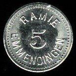 (№1918) Монета Германия 1918 год 5 Pfennig