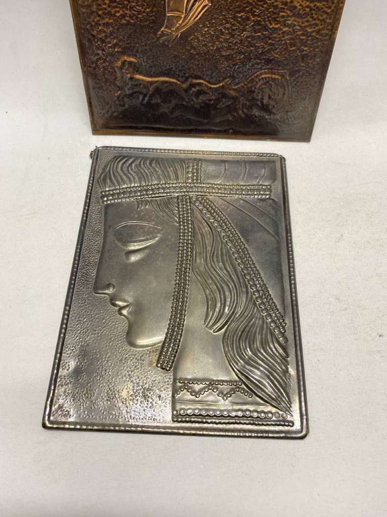 Панно чеканка 2 шт