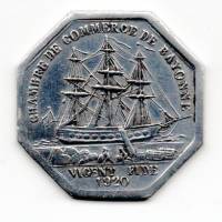 (№1920) Монета Франция 1920 год 50 Centimes