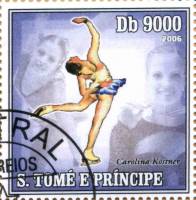 (№2006-2735) Марка Сан-Томе и Принсипи 2006 год "Каролина Костнер", Гашеная