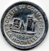 (№1922) Монета Франция 1922 год 5 Centimes