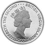 () Монета Британские Виргинские острова 2000 год 100  ""    AU