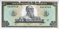  Банкнота Гаити 1989 год 1     UNC
