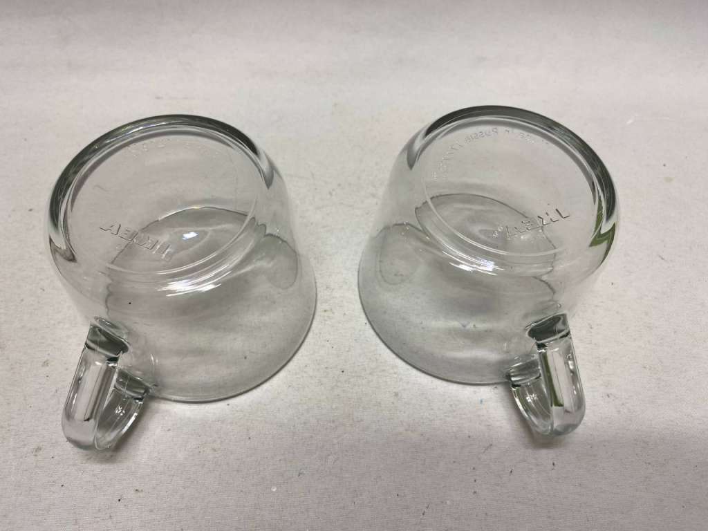 Чашка IKEA 2 шт прозрачная