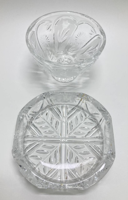 Конфетницы, креманки, хрусталь, 2 шт