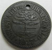 (№1917) Монета Германия 1917 год 50 Pfennig