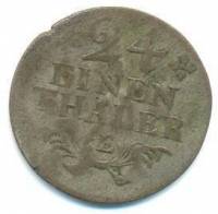 () Монета Германия (Империя) 1782 год 124  ""   Биметалл (Серебро - Ниобиум)  UNC
