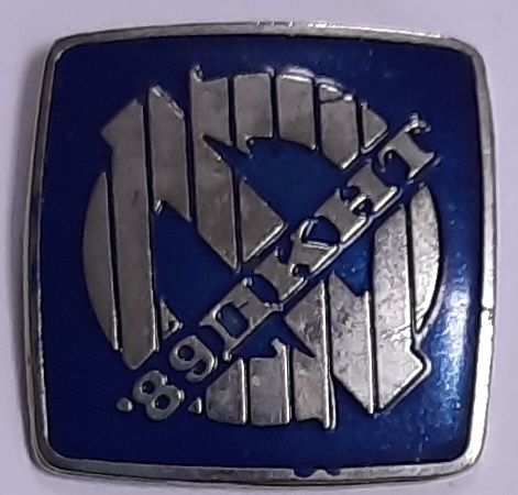 Значок Знак СССР "ДКНТ-89" На булавке 