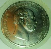 () Монета Германия (Империя) 1861 год 1  ""   Биметалл (Серебро - Ниобиум)  UNC
