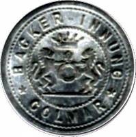 (№1918) Монета Германия 1918 год 5 Pfennig (5 Пфеннигов Колмар)