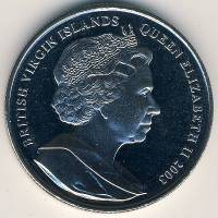 () Монета Британские Виргинские острова 2003 год 1 доллар ""   PROOF