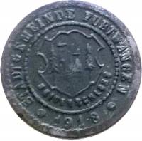 (№1918) Монета Германия 1918 год 25 Pfennig
