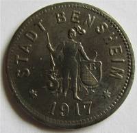 (№1917) Монета Германия 1917 год 50 Pfennig