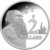 () Монета Австралия 2003 год 2 доллара ""   Биметалл (Серебро - Ниобиум)  UNC
