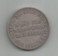 () Монета Германия (Империя) 1829 год 1  ""   Биметалл (Серебро - Ниобиум)  UNC