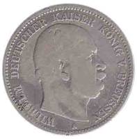() Монета Германия (Империя) 1877 год   ""   Серебро (Ag)  F