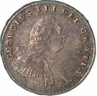 () Монета Монди Великобритания 1792 год 1 пенни ""  Биметалл (Серебро - Ниобиум)  UNC
