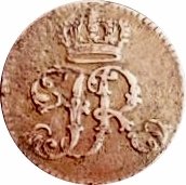 () Монета Германия (Империя) 1751 год 1  ""   Медь  UNC