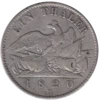 () Монета Германия (Пруссия) 1820 год   ""     VF