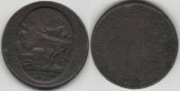 1790 Медаль Франция 1790-1792 год Французская революция  Медь  F