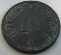 (№1917) Монета Германия 1917 год 10 Pfennig