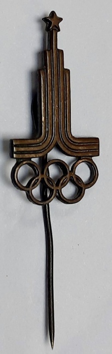 Значок Знак СССР "Олимпиада`80" Игла 