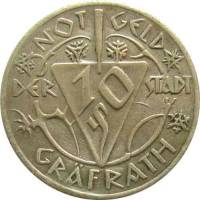 (№1921) Монета Германия 1921 год 10 Pfennig