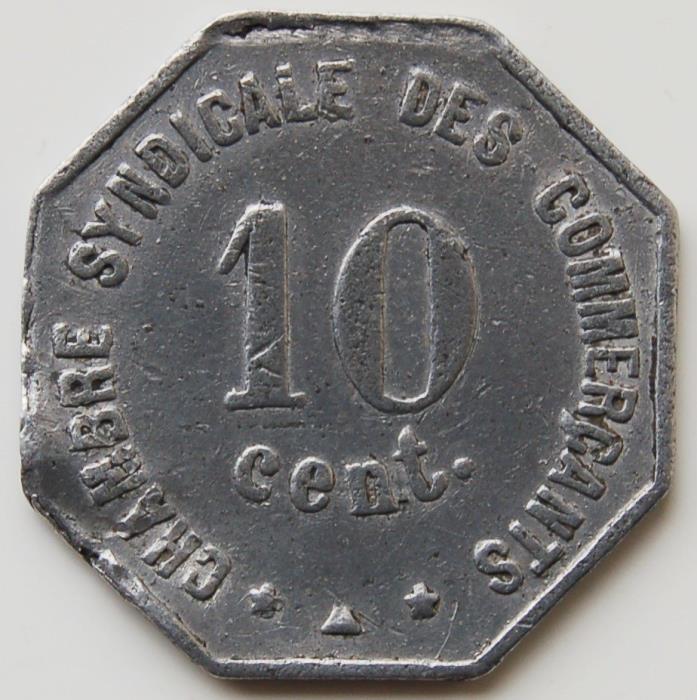 (№1917) Монета Франция 1917 год 10 Centimes