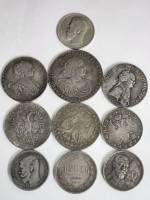 Набор копий царских монет 10 штук все разные