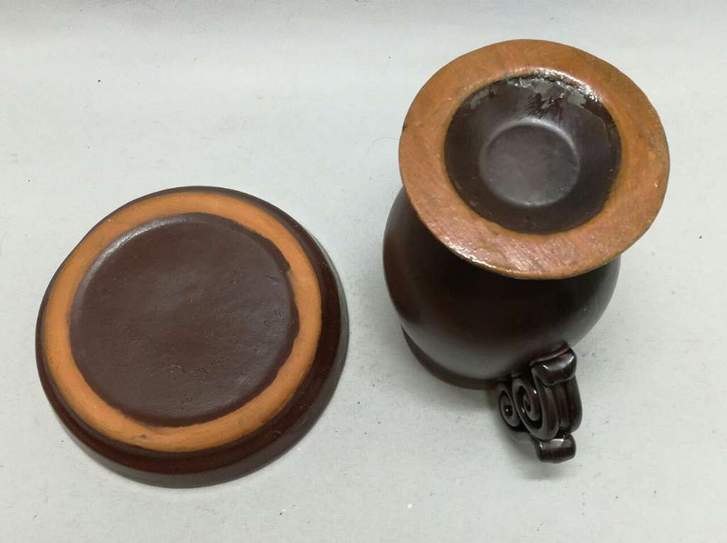 Ваза + блюдце, керамика