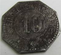 (№1917) Монета Германия 1917 год 10 Pfennig