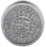 (№1974km82) Монета Ангола 1974 год 10 Centavos
