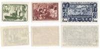 1940-10 12 13 Серия Набор марок 3 шт СССР  Дрейф парохода Георгий Седов III O