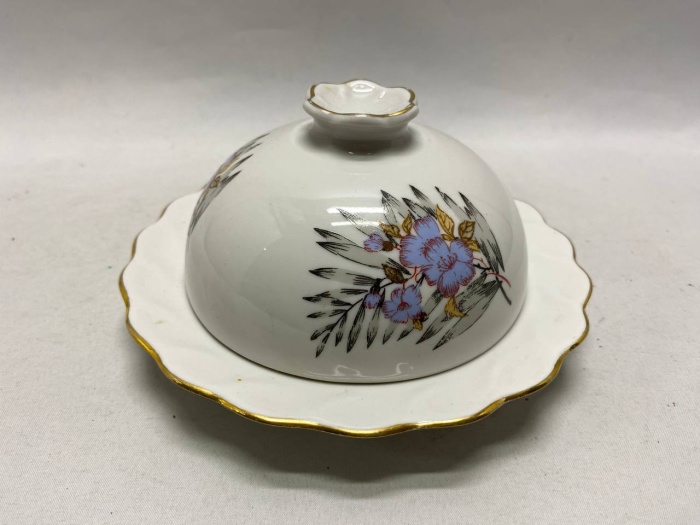 Масленка с крышкой ЛОЗ ЛЗФН цветы