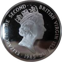 () Монета Британские Виргинские острова 1985 год 20  ""    AU