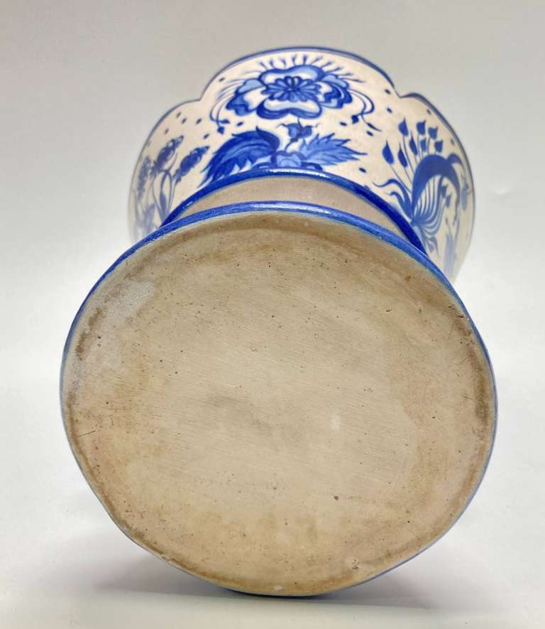 Ваза, кашпо, Кобальт, Майолика