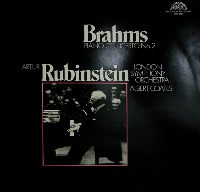 Пластинка виниловая &quot;J. Brahms. Piano concerto №2 A. Rubinstein&quot; Supraphon 300 мм. Near mint