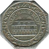 (№1919) Монета Германия 1919 год 50 Pfennig