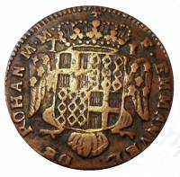 () Монета Мальта 1786 год 1  ""   Медь  UNC