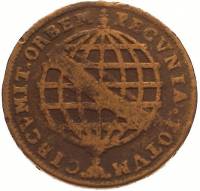 (№1753km9) Монета Ангола 1753 год 40 Reacute;is (ХL)