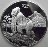 () Монета Британские Виргинские острова 1993 год 25  ""    AU