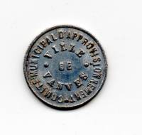 (№1917) Монета Франция 1917 год 5 Centimes