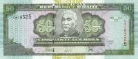  Банкнота Гаити 2000 год 50     UNC