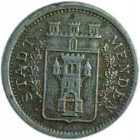 (№1919) Монета Германия 1919 год 50 Pfennig