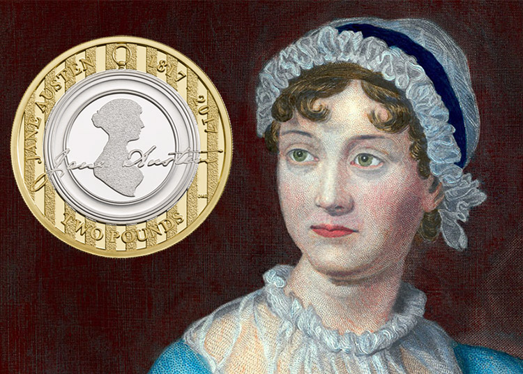 Памяти двухсотолетия со дня смерти Джейн Остин посвящена монета