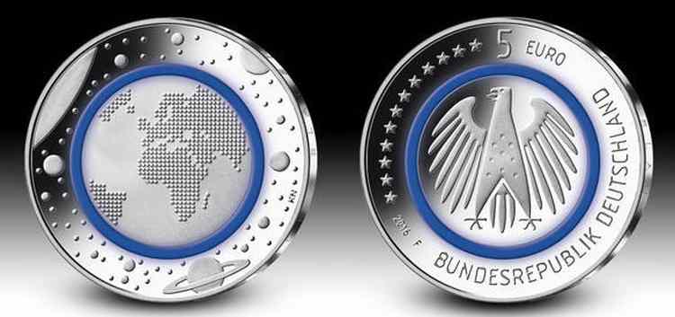 В Германии вышла памятная пятиевровая монета