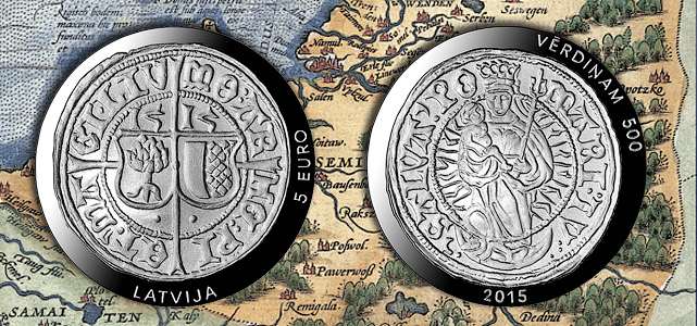 Национальный Банк Латвийской Республики осуществил выпуск памятной монеты достоинством 5 евро. 