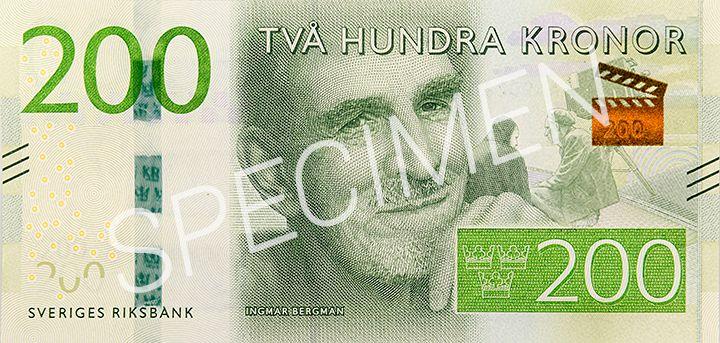 1,3 миллиарда крон в банкнотах нового вида выпущено в Швеции