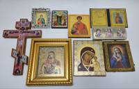 Набор икон разных 9 штук маленьких размеров