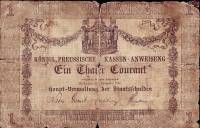 (№1856P-S409) Банкнота Германия 1856 год "1 Thaler"